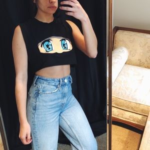 Reworked Ninja Crop Muscle Tee